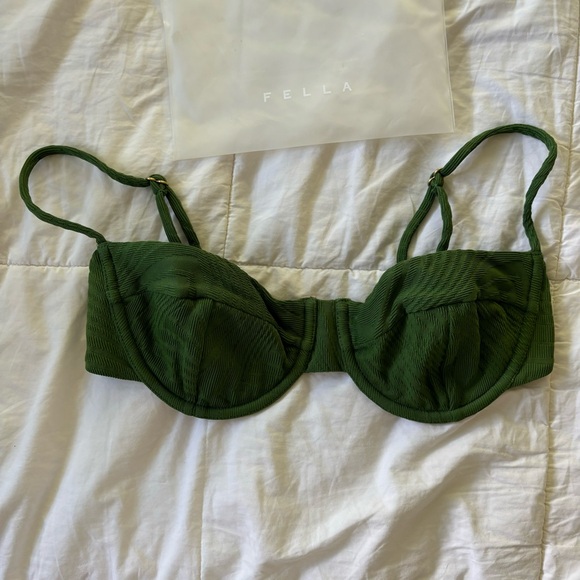FELLA Apollo bikini top in Cactus - Picture 6 of 7